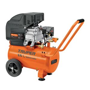 Compresor horizontal de 25L, 2 HP (1500W), 127V / 116 PSI - TRUPER