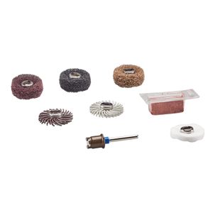 Juego de 8 piezas de Minitorno con Sistema EZ Lock Cambio Rápido (Modelo EZ726) - DREMEL