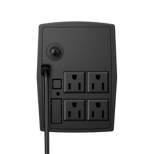 UPS interactiva de 4 contactos con respaldo de energía de hasta 20-30 min. Carga máxima soportada 600 VA (300 W) - STEREN