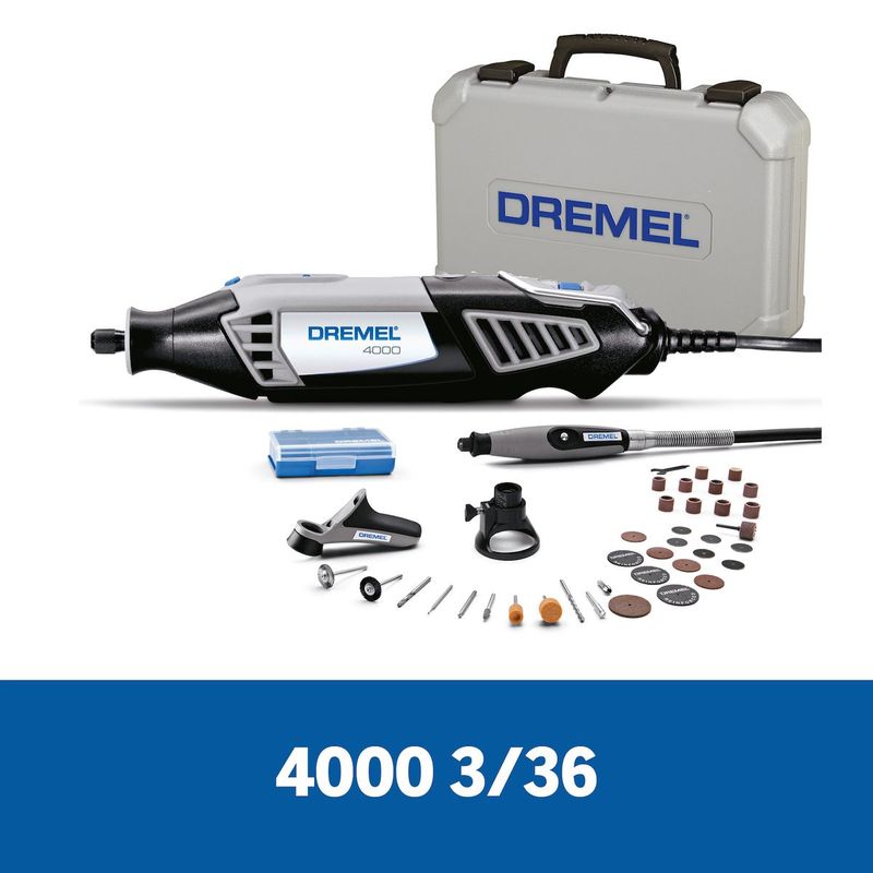 Herramienta-Rotativa-Dremel-4000-Mini-torno-Con-3-Acoples-y-36-Accesorios---Maletin