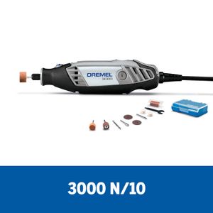 Herramienta Rotativa Dremel 3000 Mini torno Con 10 Accesorios - DREMEL