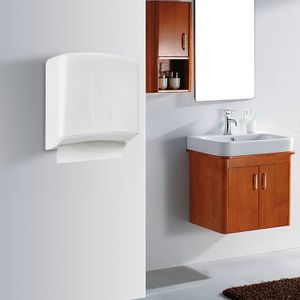 Dispensador de toallas Z con capacidad de hasta 600 hojas interfoliadas. - DROPY