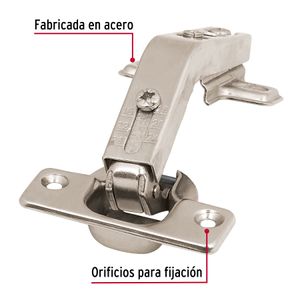 Bisagras bidimensionales de 135° - HERMEX