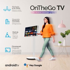 Televisor ON THE GO HD de 32" con ANDROID TV 11. - INDURAMA