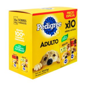 Alimento para perro ADULTO HÚMEDO MIX, 1000 g. - PEDIGREE