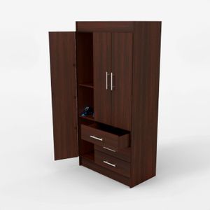 Armario Neo, 3 puertas, 3 cajones - MUEBLE FACIL