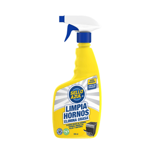 Limpia hornos en spray que elimina manchas de grasa en hornos, ollas y sartenes; 1/2 lt. - SELLO AZUL