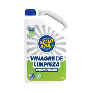 Vinagre multiusos que limpia, desinfecta y elimina bacterias en todo tipo de superficies; 1 gl. - SELLO AZUL