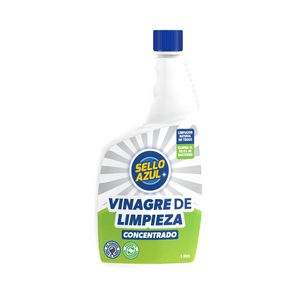 Vinagre multiusos que limpia, desinfecta y elimina bacterias en todo tipo de superficies; 1 lt. - SELLO AZUL