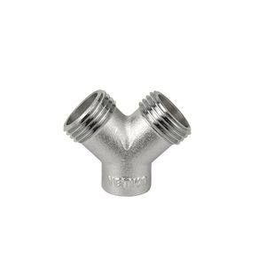 Adaptador para llave angular de rosca interna 9/16" a dos salidas rosca externa G1/2" - YETKA