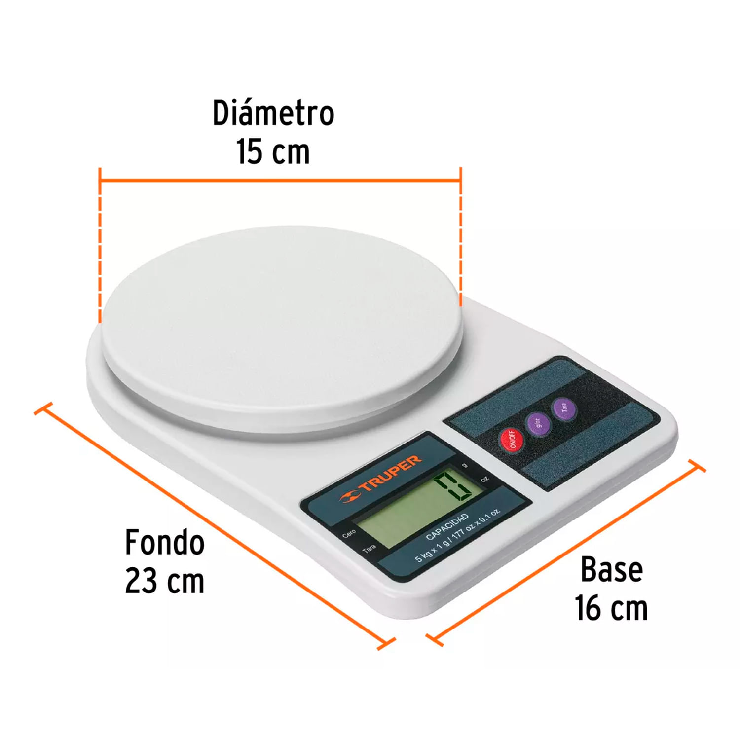 Balanza Digital Bascula Mecanica Para Cocina Balanza Digital Con