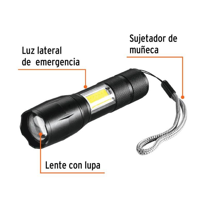 Linterna-de-1-LED-270-lm-con-luz-de-emergencia-recargable