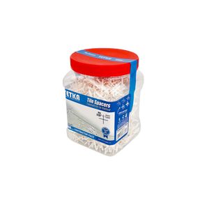 Separadores de baldosa en cruz para sepaciones de 1,5mm. - YETKA