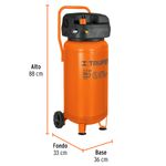 Compresor-libre-de-aceite-compacto-50L-3HP-127V