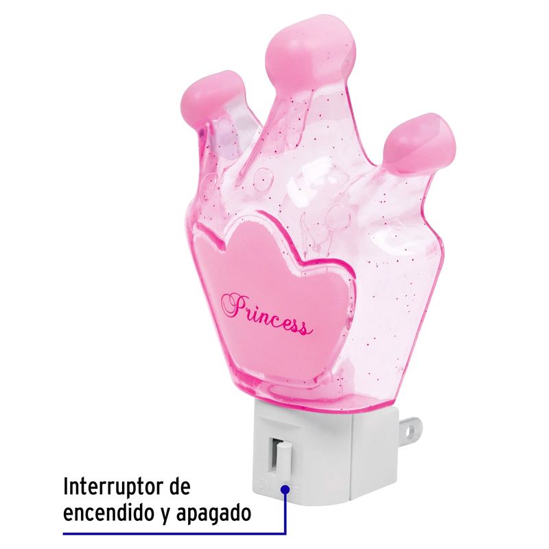 Luz-de-noche-de-Corona.-Cuerpo-de-ABS-y-cubierta-de-poliestireno-Interruptor-de-encendido-y-apagado