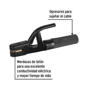 Pinza porta electrodo de 500 A - PRETUL