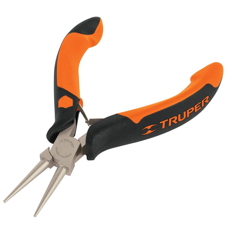 Pinza-de-puntas-redondas.-Largo--5---13-cm-.-Acero-al-cromo-vanadio.-Mango-Comfort-grip