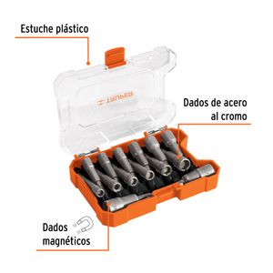 Juego de 14 dados magnéticos para taladro, - TRUPER EXPERT