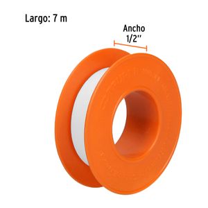 Blíster con 2 cintas sella roscas 1/2" x 7 m, uso general - TRUPER