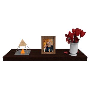 Repisa tamborada de 80cm con herraje de anclaje invisible incluido. - MUEBLE FACIL