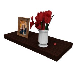 Repisa tamborada de 60cm con herraje de anclaje invisible incluido. - MUEBLE FACIL