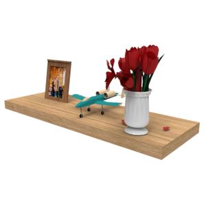Repisa tamborada de 80cm con herraje de anclaje invisible incluido. - MUEBLE FACIL