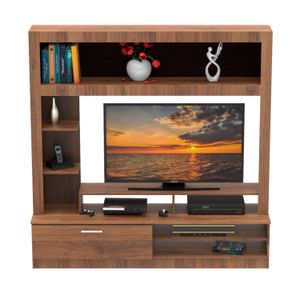 Centro de entretenimiento Esparta, para TV de hasta 50" - MUEBLE FACIL