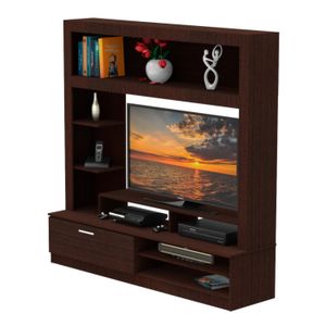 Centro de entretenimiento Esparta, para TV de hasta 50" - MUEBLE FACIL