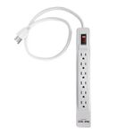 Regleta-con-6-salidas-aterrizadas---2-puertos-USB-de-carga-de-2.1-Amp.