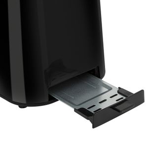 Tostadora de pan Efficient de 800W de potencia Black. - ELECTROLUX