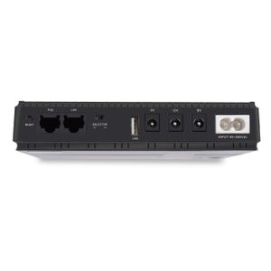 Mini UPS incorporada de 10400mAh - 18W + Puerto RJ45 para WiFi y enrutador. - DC UPS