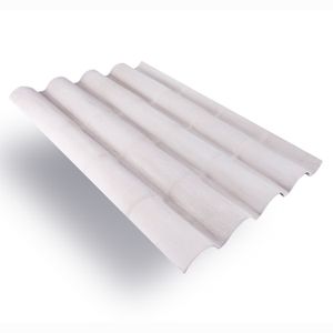 Placa ondulada residencial de fibrocemento gris de 134 x 92 cm. - ETERNIT