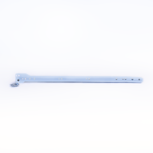 Riel Blanca 50cm para garantizar un deslizamiento suave y eficiente en muebles de madera. - HERDIS