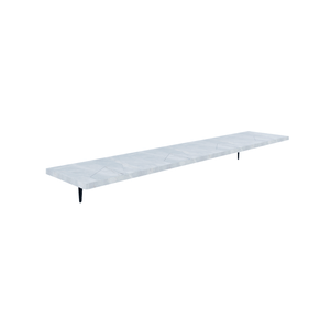 Repisa Ibiza de 120x30cm. Fácil de limpiar e instalar. Producto Eco friendly, 99,9% libre de bacterias - FALUM