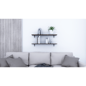 Repisa Caramelo de 120x30cm fabricada en melamínico de alta calidad. Fácil de limpiar e instalar. - FALUM
