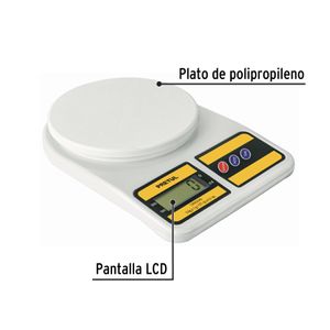 Balanza digital para cocina. Capacidad 5 kg - TRUPER