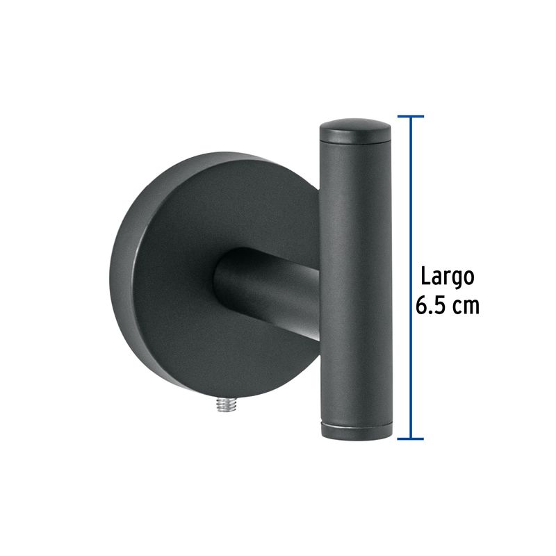 Gancho-para-toalla-metalico-acabado-negro-mate