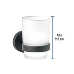 Portavaso-cepillero-negro-con-vaso-de-vidrio