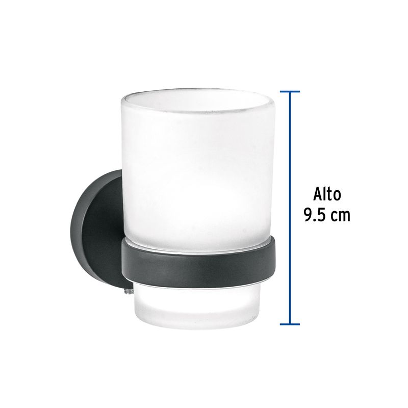 Portavaso-cepillero-negro-con-vaso-de-vidrio