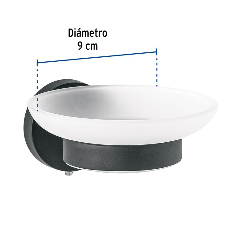 Jabonera-metalica-negra-con-plato-de-vidrio