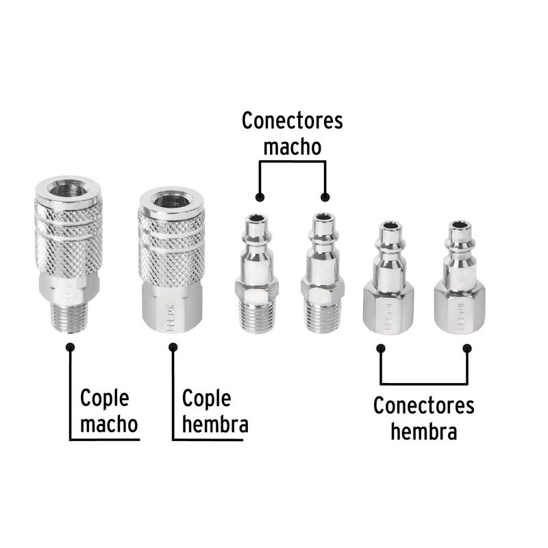 Juego-de-4-conectores-y-2-coples-para-compresor.