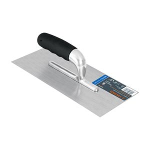 Llana 11" x 5" canto recto, 6 remaches, mango comfort grip - TRUPER