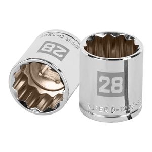Dado de 28mm, 12 puntas y cuadro de 1/2" - TRUPER