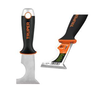 Espátula flexible de 2-1/2" de 5 usos con mango Comfort Grip - TRUPER