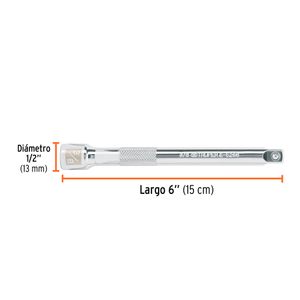 Extensión de acero de 13mm M38/6" - TRUPER