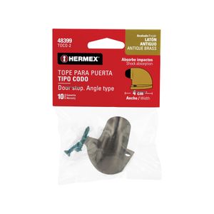 Tope de piso tipo codo de bronce - TRUPER