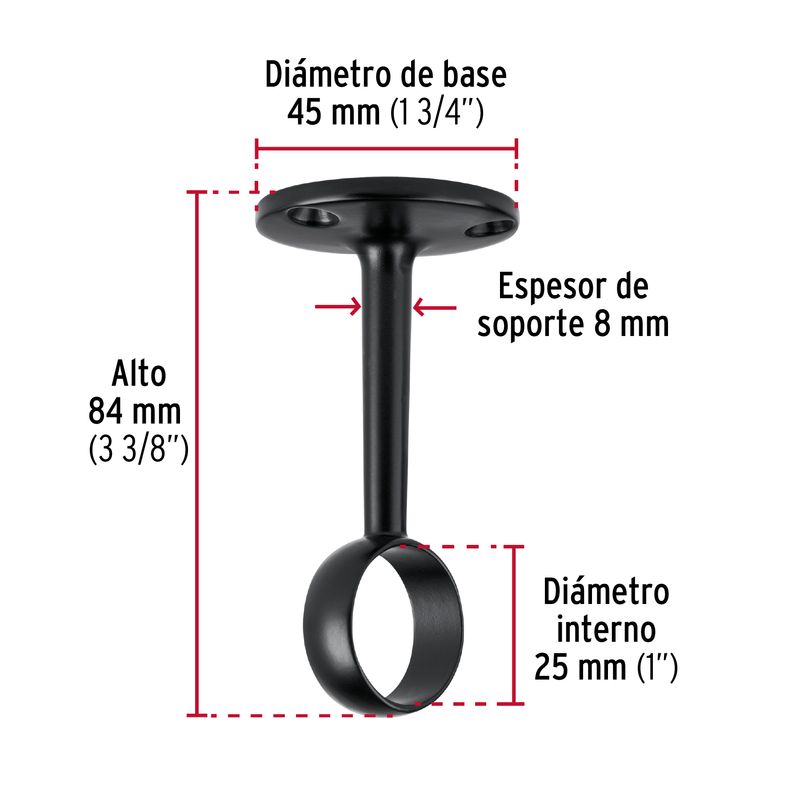 Soporte-central-negro-para-tubo-redondo