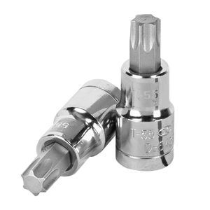Dado de punta torx T-55 con cuadro de 1/2" - TRUPER