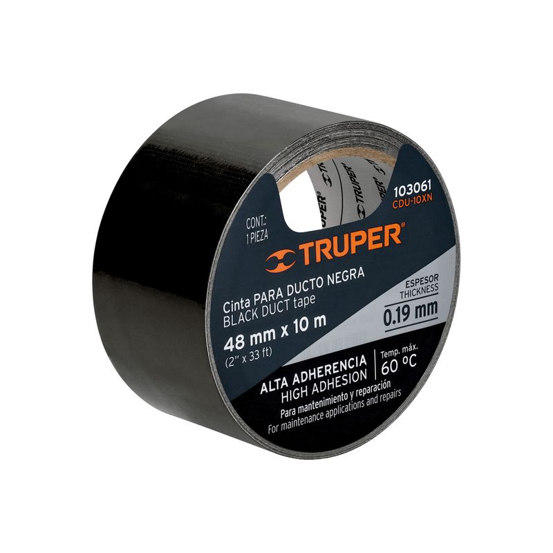 Cinta-de-ducto-negra-de-10-m-x-48-mm-de-ancho-con-un-espesor-de-0.19mm.