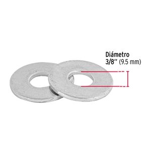 Blíster con 14 arandelas planas con diámetro interno de 3/8". - FIERO
